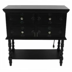 Decor Therapy Mona Four Drawer Console Table - Décor Therapy White -Console Tables Sales unnamed file 3505