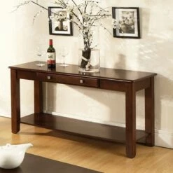 Steve Silver Co. Nelson Sofa Table Cherry - Steve Silver