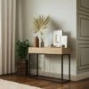 Emery 2 Drawer Console Table Light Wood - RST Brands