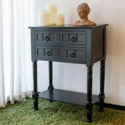 Decor Therapy Westerman 3 Drawer Console - Décor Threapy Navy -Console Tables Sales unnamed file 3549