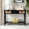 Christa Console Table with Storage - Safavieh Distressed Black -Console Tables Sales unnamed file 355