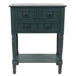 Decor Therapy Westerman 3 Drawer Console - Décor Threapy Navy -Console Tables Sales unnamed file 3553
