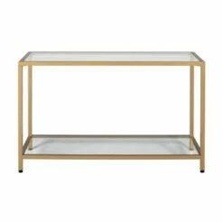 Studio Designs Home Camber Modern Glass Console Table 47" - Studio Designs Gold -Console Tables Sales unnamed file 3566