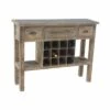 Olivia & May Farmhouse Wooden Wine Console with Drawers Brown - Olivia & May -Console Tables Sales unnamed file 3576