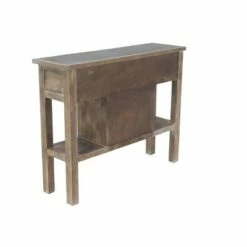 Olivia & May Farmhouse Wooden Wine Console with Drawers Brown - Olivia & May -Console Tables Sales unnamed file 3580