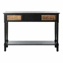 Christa Console Table with Storage - Safavieh Distressed Black -Console Tables Sales unnamed file 359