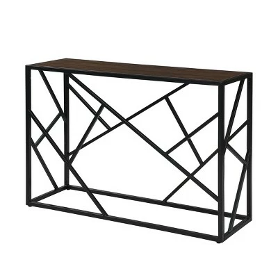 Carolina Chair & Table Cressida Console Table Elm/Black - Carolina Chair & Table 3 Carolina Chair & Table Cressida Console Table Elm/Black - Carolina Chair & Table
