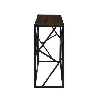 Carolina Chair & Table Cressida Console Table Elm/Black - Carolina Chair & Table 4 Carolina Chair & Table Cressida Console Table Elm/Black - Carolina Chair & Table - Image 2