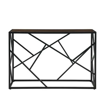 Carolina Chair & Table Cressida Console Table Elm/Black - Carolina Chair & Table 5 Carolina Chair & Table Cressida Console Table Elm/Black - Carolina Chair & Table - Image 3