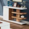 Hal Open Shelf Sofa Table White - miBasics 1 Hal Open Shelf Sofa Table White - miBasics -Console Tables Sales unnamed file 3605