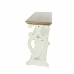 Olivia & May Farmhouse Wood Console Table White - Olivia & May 23 Olivia & May Farmhouse Wood Console Table White - Olivia & May -Console Tables Sales unnamed file 3618