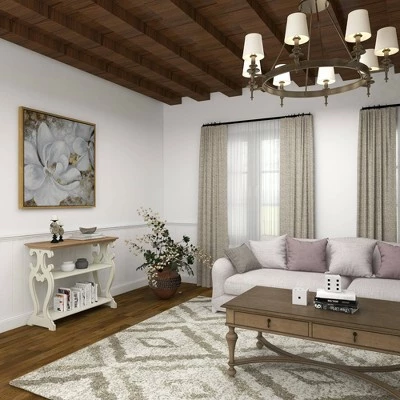 Olivia & May Farmhouse Wood Console Table White - Olivia & May 15 Olivia & May Farmhouse Wood Console Table White - Olivia & May - Image 13