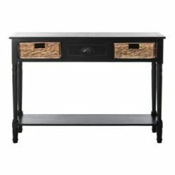 Christa Console Table with Storage - Safavieh Distressed Black -Console Tables Sales unnamed file 364