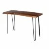 Alaterre Furniture Hairpin Natural Brown Live Edge Media Console Table Metal And Wood -Console Tables Sales unnamed file 3647