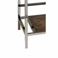 Modern Style Sofa Table Brown/Silver - HomeFare -Console Tables Sales unnamed file 370
