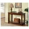 Sineca Simple Natural Wood Grain Sofa Table Dark Cherry - miBasics -Console Tables Sales unnamed file 3701