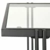 Folio Metal and Glass Sofa Table Black - Lifestorey -Console Tables Sales unnamed file 3704