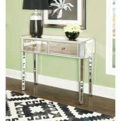 Carrick Console with Drawers Mirrored - Powell Company -Console Tables Sales unnamed file 3708