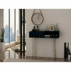 39.37" Rockefeller Entryway Console - Manhattan Comfort Brown