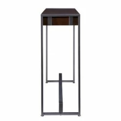 Macen Console Table - Holly & Martin White/black