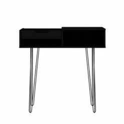 39.37" Rockefeller Entryway Console - Manhattan Comfort Brown -Console Tables Sales unnamed file 3720