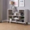 Alitano 6 Shelf Console Table White - miBasics -Console Tables Sales unnamed file 3723