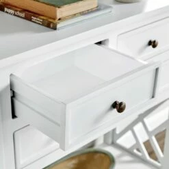 32" Middlebury Wood Console Table with 4 Drawers White - Alaterre Furniture -Console Tables Sales unnamed file 3736