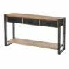 Calvin Console Table with Metal Frame Natural/Black - StyleCraft -Console Tables Sales unnamed file 3743