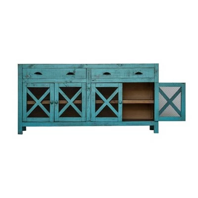 Noah Console Table - Picket House Furnishings Teal 4 Noah Console Table - Picket House Furnishings Teal - Image 2