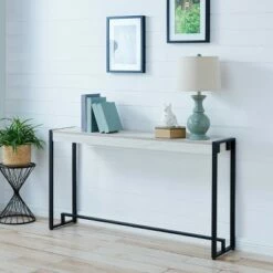 Macen Console Table - Holly & Martin White/black -Console Tables Sales unnamed file 380
