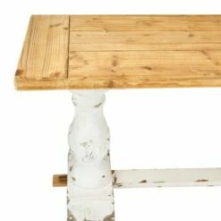 Olivia & May Vintage Wood Console Table White - Olivia & May -Console Tables Sales unnamed file 3805