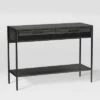Joliet Entryway Table Gray/Black - CorLiving -Console Tables Sales unnamed file 3832
