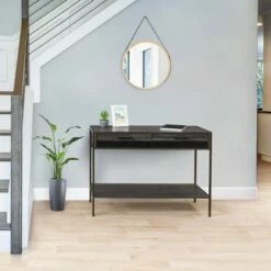 Joliet Entryway Table Gray/Black - CorLiving -Console Tables Sales unnamed file 3836