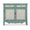 Duncan Cabinet Console Table Antique Blue - Powell Company