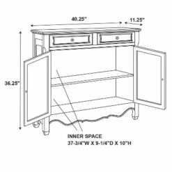 Duncan Cabinet Console Table Antique Blue - Powell Company -Console Tables Sales unnamed file 3860