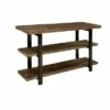Pomona 2 Shelf Console Table Brown - Alaterre Furniture -Console Tables Sales unnamed file 3863