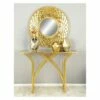 Metal and Mirror Art Deco Console Table Gold - Olivia & May -Console Tables Sales unnamed file 3871
