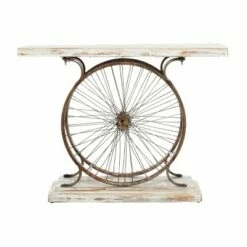 Olivia & May Rustic Console Table Brown - Olivia & May -Console Tables Sales unnamed file 3879