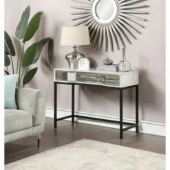 Gabby Chic 1 Drawer Console Table White - Treasure Trove Accents -Console Tables Sales unnamed file 3891