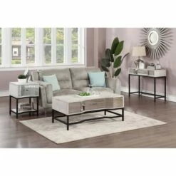 Gabby Chic 1 Drawer Console Table White - Treasure Trove Accents -Console Tables Sales unnamed file 3892