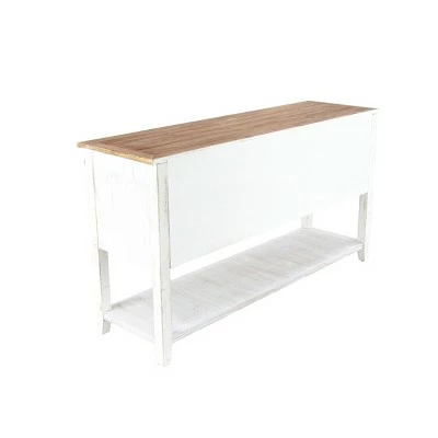 Olivia & May Farmhouse Storage Console Table Brown - Olivia & May 5 Olivia & May Farmhouse Storage Console Table Brown - Olivia & May - Image 3