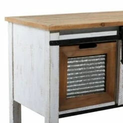 Olivia & May Farmhouse Storage Console Table Brown - Olivia & May 40 Olivia & May Farmhouse Storage Console Table Brown - Olivia & May -Console Tables Sales unnamed file 3910