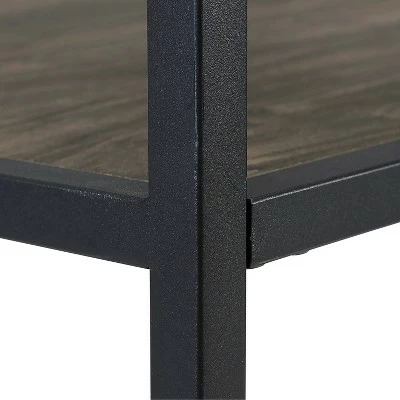 Jacobsen Console Table Brown/Charcoal - Crosley 8 Jacobsen Console Table Brown/Charcoal - Crosley - Image 6