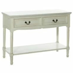 Wood Traditional 2 Drawer Console Table Antique Ivory - Olivia & May 19 Wood Traditional 2 Drawer Console Table Antique Ivory - Olivia & May -Console Tables Sales unnamed file 3970