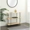 Olivia & May Contemporary Metal Console Table - Olivia & May 2 Olivia & May Contemporary Metal Console Table - Olivia & May -Console Tables Sales unnamed file 3975