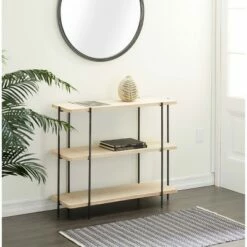 Olivia & May Contemporary Metal Console Table - Olivia & May