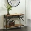 Olivia & May Industrial Console Table with Screen Drawers Brown - Olivia & May 1 Olivia & May Industrial Console Table with Screen Drawers Brown - Olivia & May -Console Tables Sales unnamed file 3981