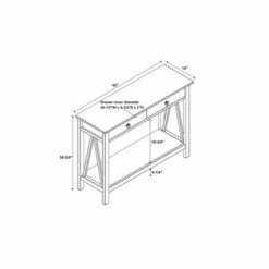 Titian Console Table - Linon Driftwood -Console Tables Sales unnamed file 399