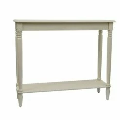 Decor Therapy Simplify Large Console Table Antique White - Décor Therapy