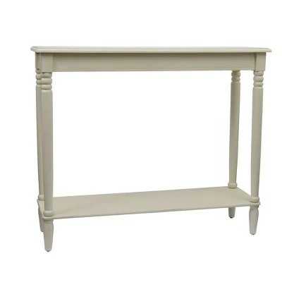 Decor Therapy Simplify Large Console Table Antique White - Décor Therapy 3 Decor Therapy Simplify Large Console Table Antique White - Décor Therapy